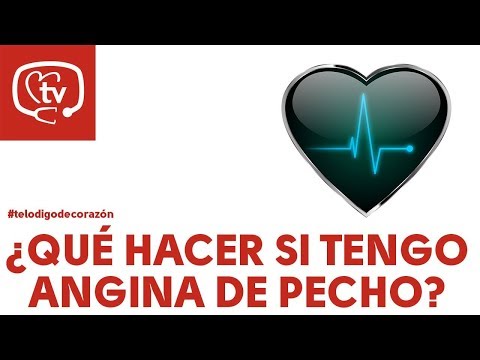 ¿Qué debo hacer ante una angina de pecho? #telodigodecorazón