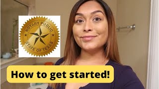 How To Become A Texas Notary Public / steps, supplies & work from home opportunity! 😁🙌