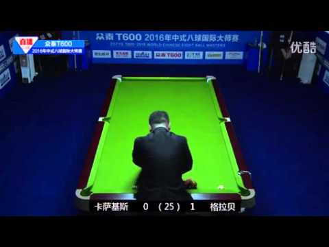 Alexander Kazakis VS Denis Grabe - 2016 World Chinese 8 Ball Masters