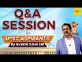 Q&A Session For UPSC Aspirants by AVADH OJHA SIR #avadhojhasir #avadhojha