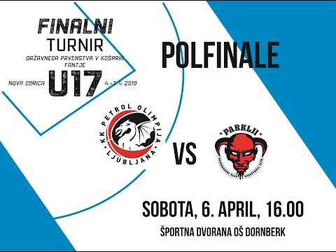 Petrol Olimpija : Parklji - polfinale, zaključni turnir DP 2019 U17 fantje