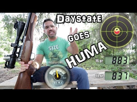 Huntsman Regal XL .22 Air Rifle + 50 & 100 Yard Accuracy TEST + FULL REVIEW - Daystate Huma PCP