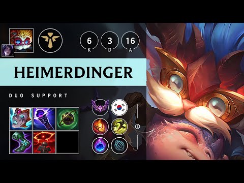 Heimerdinger Support vs Lux - KR Master Patch 25.17