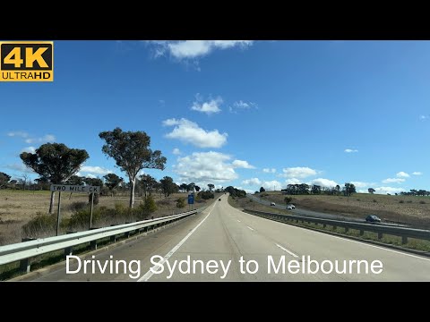 Driving Sydney to Melbourne | Australia | 4k UHD