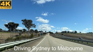 Driving Sydney to Melbourne | Australia | 4k UHD