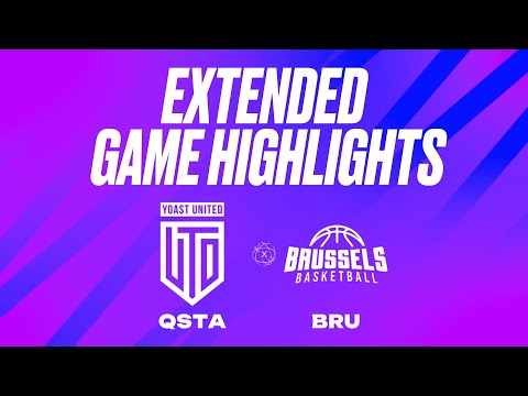 QSTA United vs. Brussels Basketball Extended Game Highlights