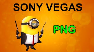 Как сделать прозрачный фон на в sony vegas