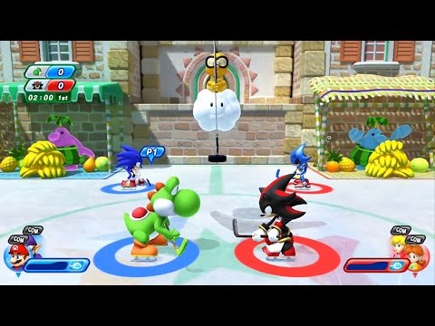 mario ice hockey wii