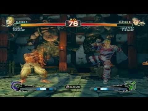 Super Street Fighter 4 Dam3rd (Cody) vs Rock7777 (Ryu)