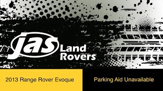 Range Rover Evoque - Parking Sensor fault - quick and dirty diagnosis!!