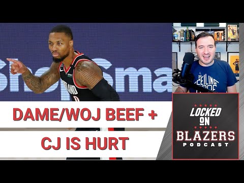 Damian Lillard has beef with Woj + CJ McCollum has a collapsed lung | Locked on Blazers
