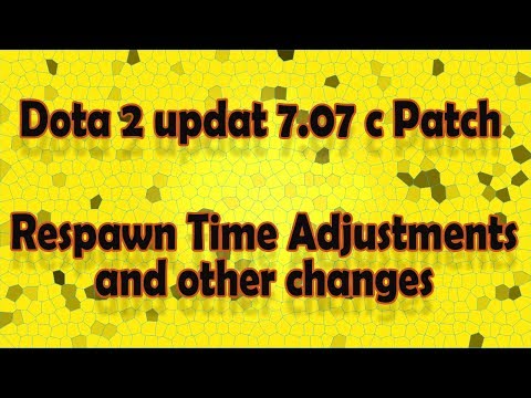 Dota 2 Update 7.07 c Patch all changes buffs and nerfs| 18 November 2017