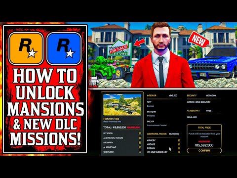 How To UNLOCK The New MANSIONS in GTA Online! You Can BUY ALL 3! GTA Online Mansions UPDATE (GTA5)