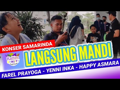 KEDATANGAN FAREL PRAYOGA DI KONSER SAMARINDA BERSAMA YENNI INKA & HAPPY ASMARA SETELAH KONSER TUBAN