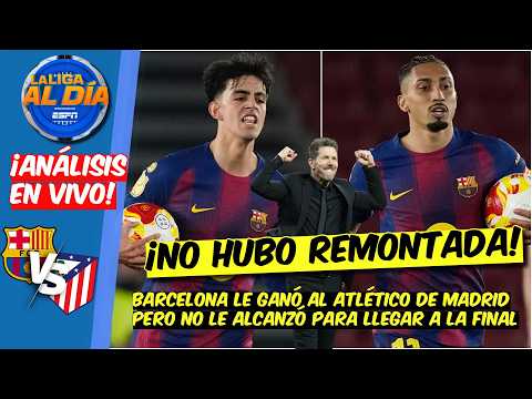 NO HUBO HAZAÑA. Barcelona GOLEÓ al ATLETI pero NO LE ALCANZÓ para la REMONTADA | La Liga Al Día
