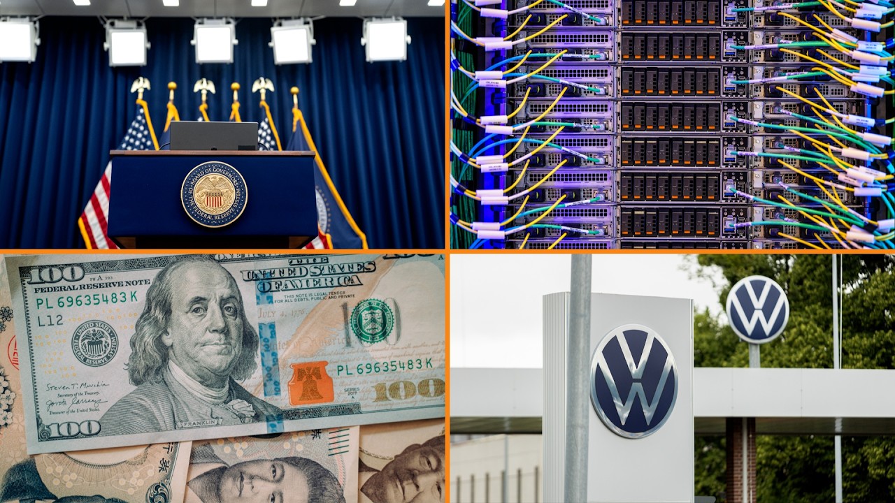 Bloomberg Money Minute: Fed Signals Rate Hold as AI Outages Hit - Bloomberg Podcast
