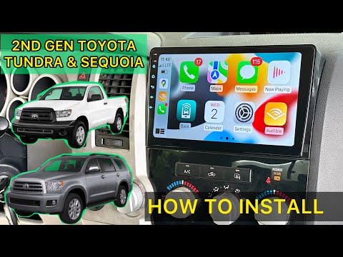 How to install 10” plug and play android head unit (2ND GEN TOYOTA TUNDRA AND SEQUOIA)