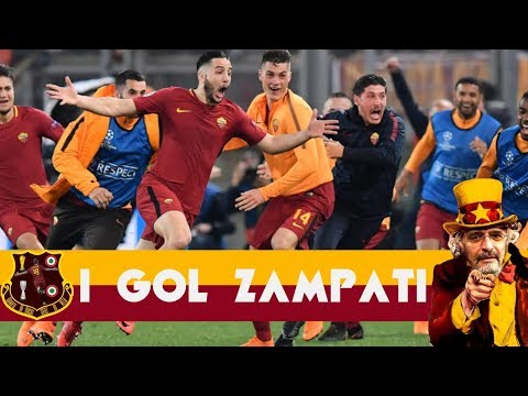 AS Roma vs FC Barcellona 3-0 | I Gol Zampati
