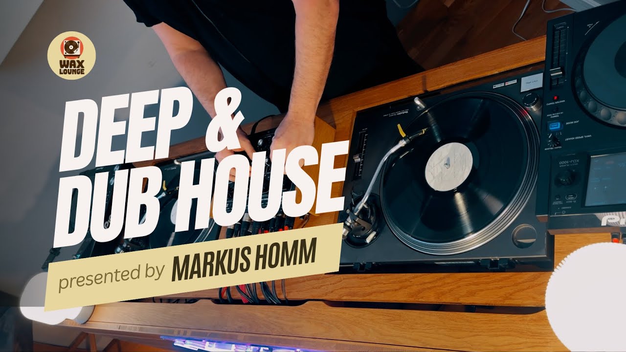 Deep & Dub House Vinyl DJ Set - Markus Homm Live - 100% Analog Sound Experience
