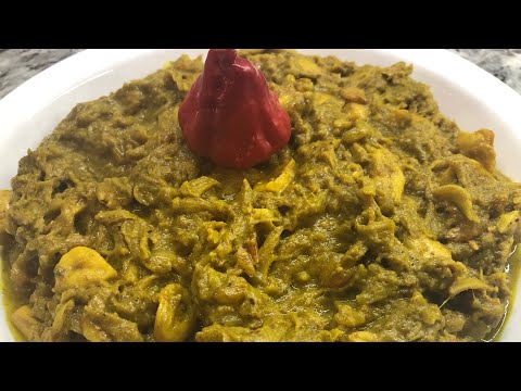 How to make Katahar/chatine curry and shrimp