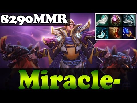 Dota 2 - Miracle- TOP 1 MMR IN THE WORLD 8290MMR Plays Invoker vol 28 - Ranked Match Gameplay