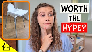 Ikea ANTILOP High Chair Honest Review & How to Assemble | How to Remove the Ikea Antilop Tray