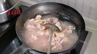 东北农家菜鸡块炖土豆干，土豆干艮揪有嚼劲，家常炖菜真实惠 #鸡块炖土豆干#东北菜#农家菜