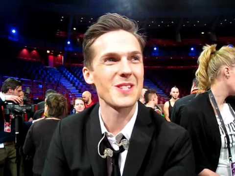 Melodifestivalen 2012: David Lindgren Interview (12-03-09)