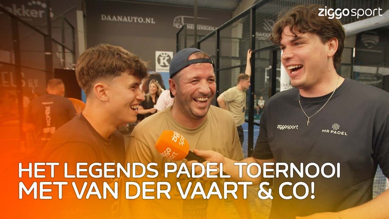 "Dit is het enige spel dat Damian nog niet van mij kan winnen" 🤣 | Legends Padel Toernooi 2026