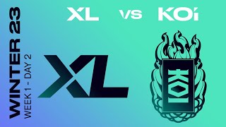 LEC Winter Split 2023 - W1D2 - XL vs KOI