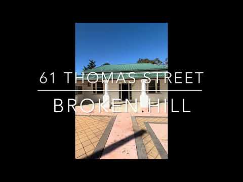 61 Thomas Street, Broken Hill, NSW 2880, 3房, 1浴, House