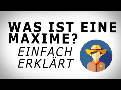 Kant: What is a maxim? Simply explained! AMODO, Understanding philosophy!