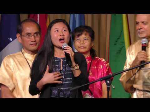 Interviewing delegates/missionaries from China - "We Love You"