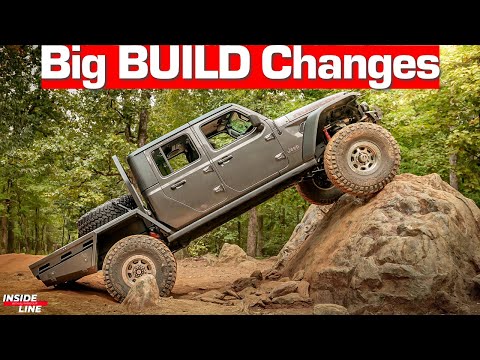 Jeep Gladiator Rubicon Build 4.5 Rock Krawler Suspension on 40's & Flat Bed Conversion | Inside Line