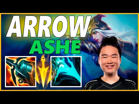 ⚡ARROW ASHE ADC GAMEPLAY⚡SEASON 12 LEAGUE OF LEGENDS