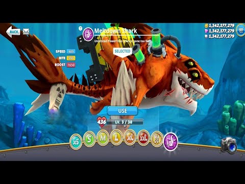 NEW MELDTOWN SHARK EXPLODES EVERYTHING! - Hungry Shark World | Gaming Rahim