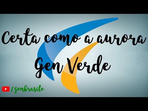 Certa Como A Aurora video