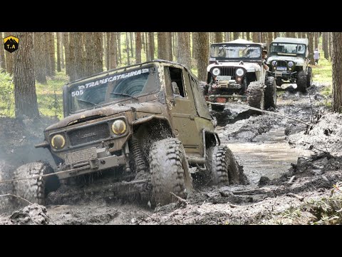 Transcatarina - Taió - Dia 1 - BARRO EXTREMO - Toyota, Willys, Samurai e Troller