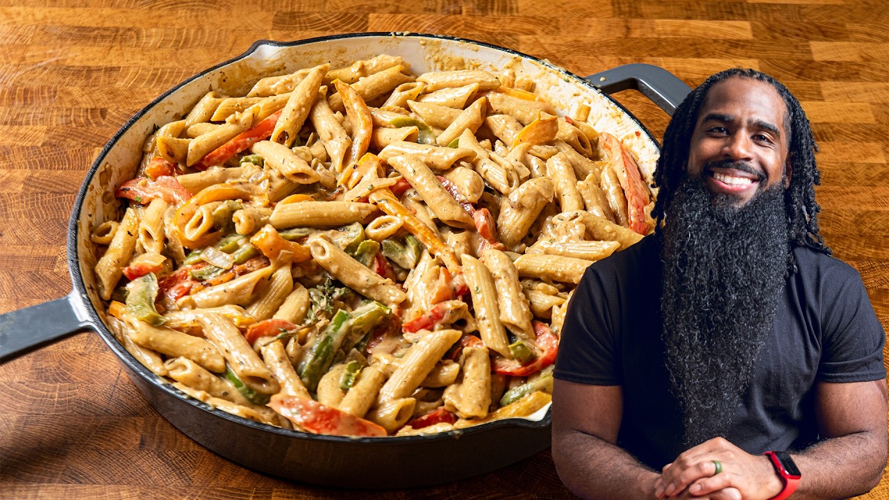 Vegan Rasta Pasta by Andrew Bernard | The Nard Dog Cooks — recipe photo