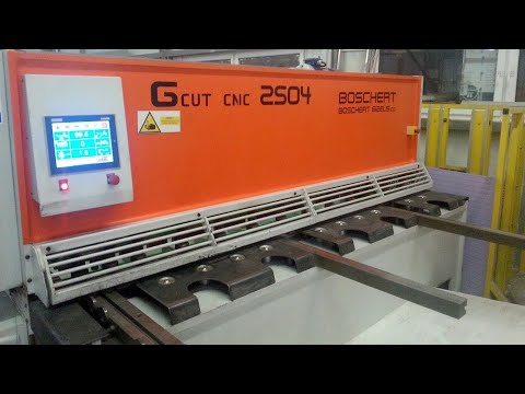 Cizalla guillotina hidráulica BOSCHERT G CUT 2504 CNC 2014