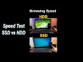 SSD Vs HDD Browsing Speed Shorts