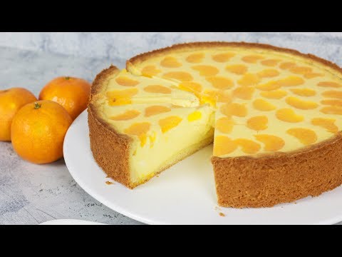 Cheesecake with Mandarins - Lazy Women's Cake / Quark Cake