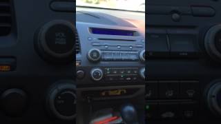 How to find radio code on a honda civic