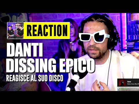 DANTI REAGISCE AL SUO ULTIMO DISCO ( reaction e dissing live ) | Arcade Boyz