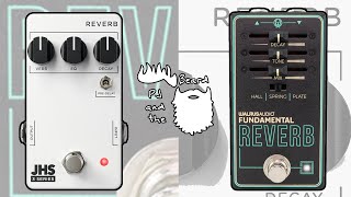 Video thumbnail for The JHS 3 Series Reverb and the Walrus Audio Fundamental Reverb - Just the wet sounds by PJ and the Beard