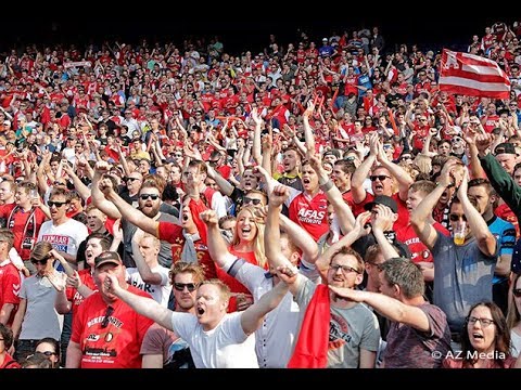 AZ-fans zingen 'Weghorst on fire' | Bekerfinale 2018