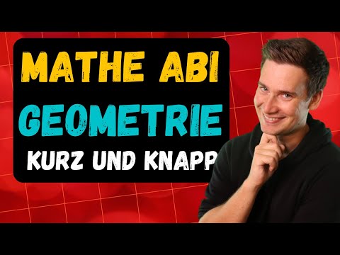 These are the most important terms and formulas for the Math Abitur - GEOMETRY EDITION | Math Abi...