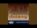 Old Town New (In the Style of Tim McGraw) (Karaoke Version)