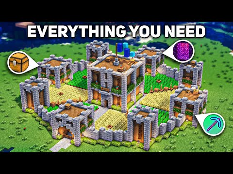 Minecraft: Ultimate Survival Base Tutorial (how to build 1.19)