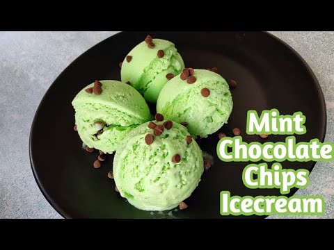 Refreshing Mint chocolate chip icecream | COOK WITH SHAGUN